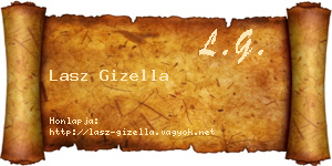 Lasz Gizella névjegykártya